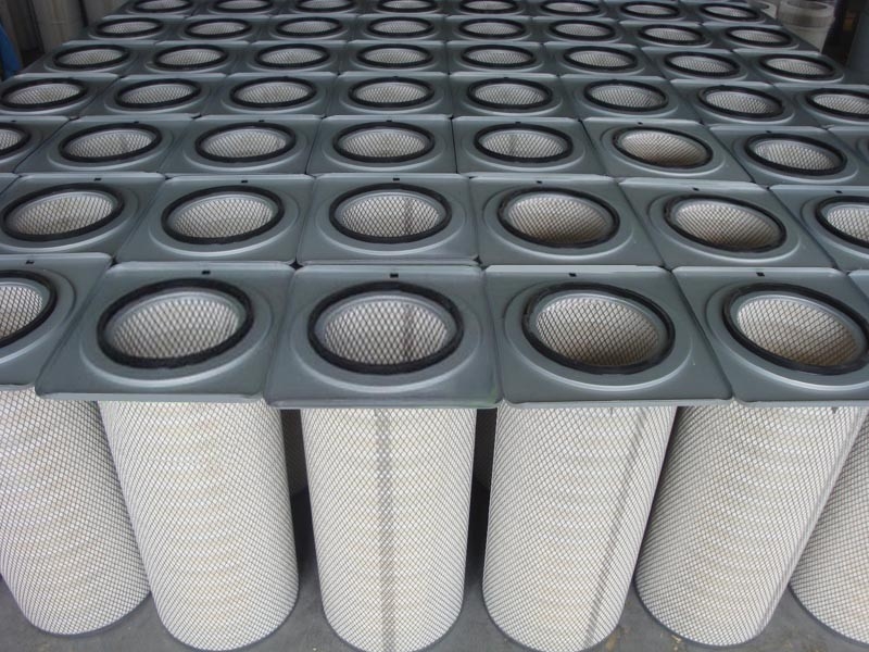 Le cartucce industriali di filtro dell'aria dell'industria del cemento/hanno pieghettato i collettori di polveri dei sacchetti filtro