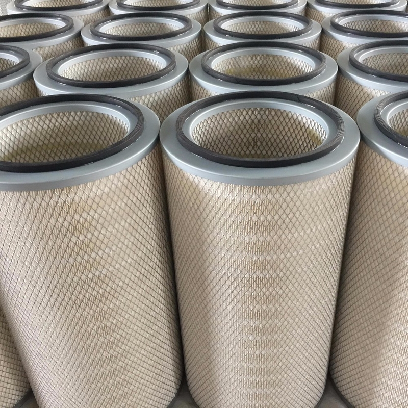 Cartucce di filtro dell'aria/filtro industriali bianchi dalla cartuccia collettore di polveri