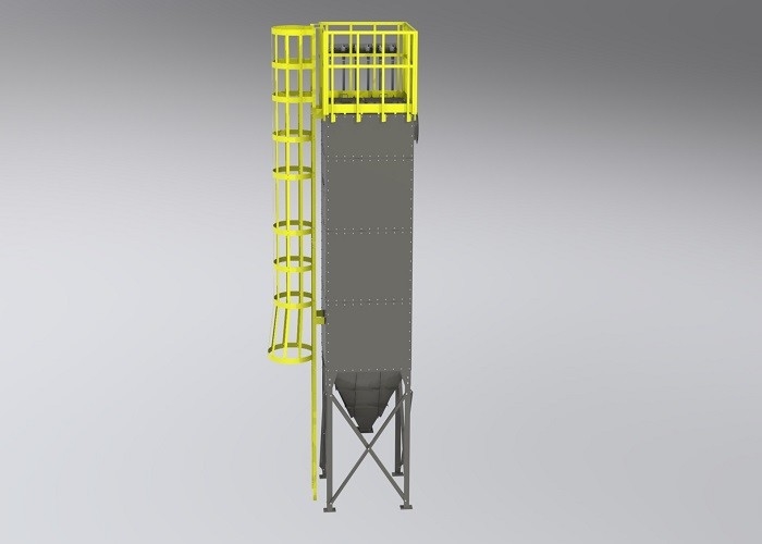Area di filtraggio del ㎡ dei collettori di polveri di Baghouse della fornace di alta efficienza 17 - 5962