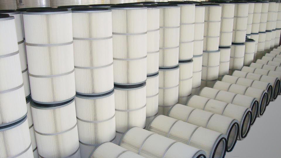 La turbina a gas bianca di colore filtra/filtro industriale dalla cartuccia depolverizzatore